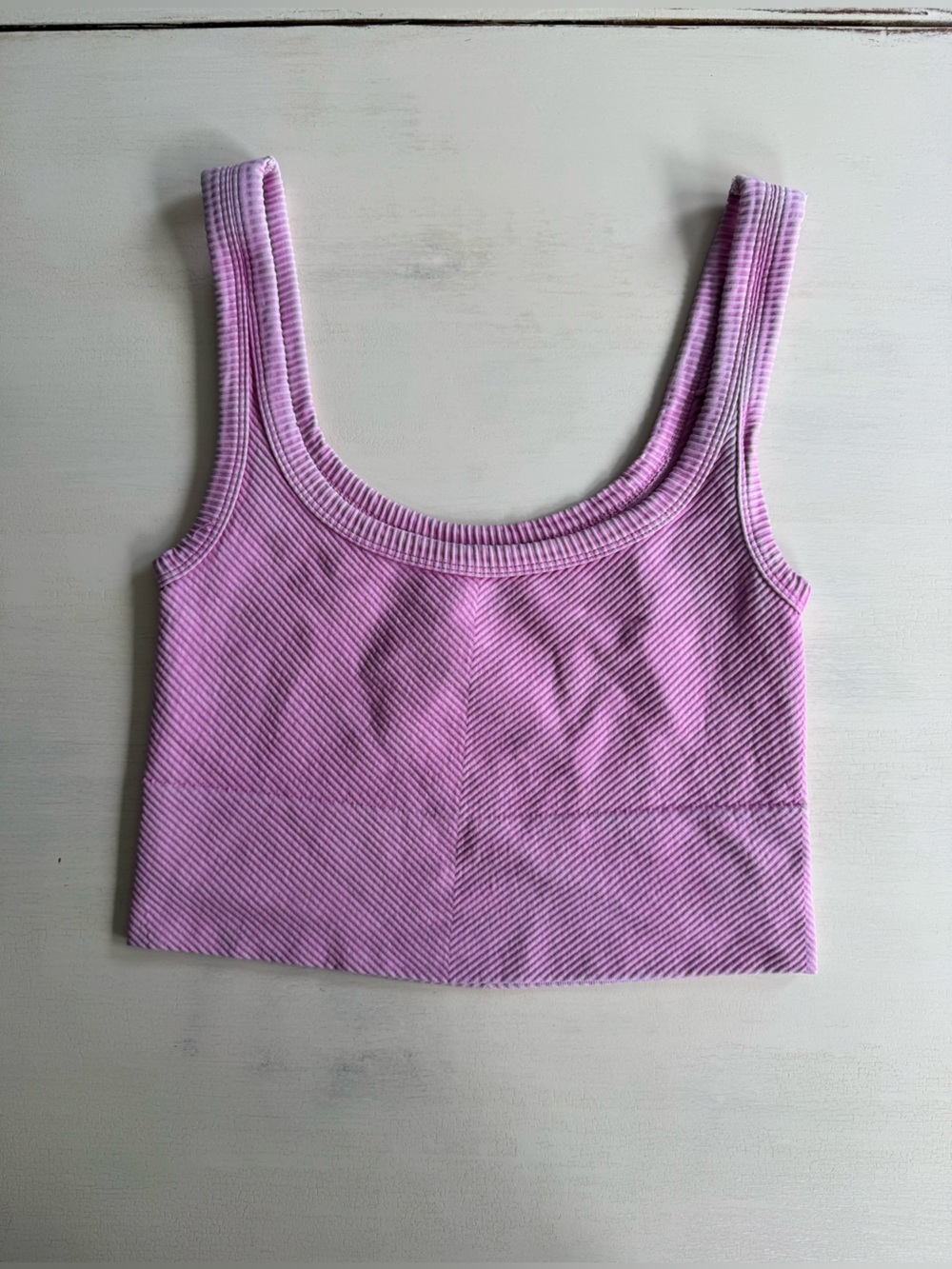 Pink Ribbed Tank Top - Picture 2 of 5